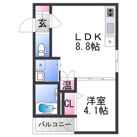 F asecia miraの物件間取画像